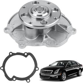 AW5103 Enigne Water Pump with Gasket Compatible with Chevry Camaro Equinox Malibu, Buick Allure Enclave, Cadillac CTS SRX XTS, GMC Acadia 2005-2014.