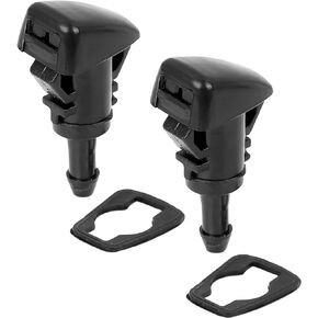 X AUTOHAUX 2pcs 47230 Car Windshield Wiper Washer Nozzle Sprayer Jet Replacement for Subaru Impreza 2008-2012