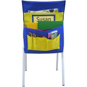 مخطط جيوب الكرسي الخلفي، جيوب الكرسي، منظم الظهر، مقعد أنيق في الفصل الدراسي، مقعد بطاقة الاسم، حقيبة كرسي، مخطط جيب، تخزين الكرسي، منظم تخزين الأغراض في ظهر المقعد، منظم تخزين الأغراض in Kuwait