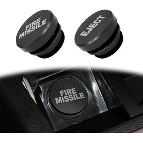 2Pcs Aluminum Dustproof Plugs Car Lighters Billet Dustproof Plugs, Anodized Aluminum Car Decorations 12-Volt Replacement Accessories, Compatible with Most Vehicles Autos Cars (Black)