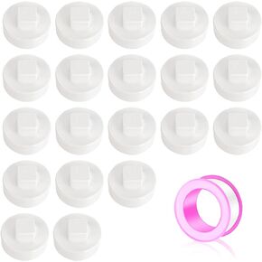 GASHER 10PCS PVC Cleanout Plug 1-1/4" NPT Male, End Cap Adaptor, Pipe Fitting Plug closing For Home or Industrial, Plumbing Water Line, Drainage Piping System