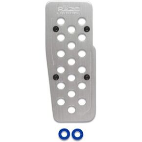 Razo RP124A Super Grip Silver Foot Rest Pedal