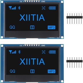2pcs 7 Pin 2.42" SSD1309 128x64 OLED Display Module 2.42 Inch OLED LCD Display Module IIC I2C SPI(White Light) in Kuwait