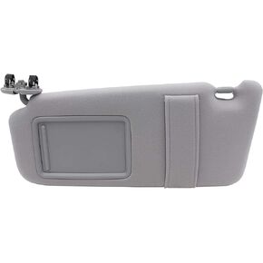 Left Driver Side Sun Visor replacement for 2007 2008 2009 2010 2011 Toyota Camry Part 74320-06780-B0,74320-33B81-B0,without Sunroof,Light-Gray
