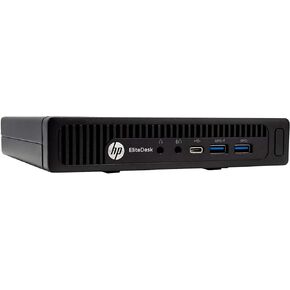 HP EliteDesk 800 G2 Desktop Mini PC, Intel Core i5 6500T 2.5Ghz, 16GB DDR4 RAM, 500GB Hard Drive, USB Type C, Windows 10 Pro (Renewed)