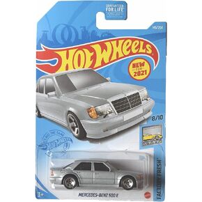 Hot Wheels Mercedes-Benz 500 E, [Silver] 145/250 Factory Fresh 8/10
