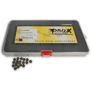 Prox Racing Parts 29.VSA948 9.48mm Size 1.20mm-3.50mm Thick Valve Shim Kit, Black