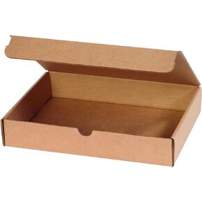 AVIDITI Medium Shipping Boxes 17"L x 11"W x 2.5"H, 25-Pack | Foldable Corrugated Cardboard Crush-Proof Box for Shipping, Packing, Moving and Storage