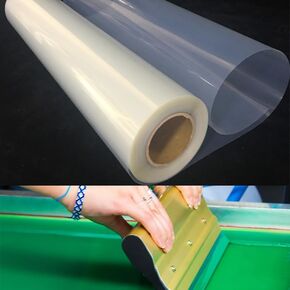 Waterproof Inkjet Transparency Film for Screen Printing (17"x100ft. 1 roll)