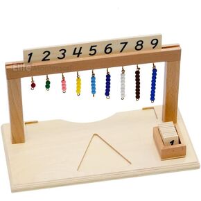 Elite Montessori Hanger for Color Bead Stairs with Beads Preschool Learning Material