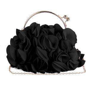 Floral Clutch Purses for Women Flower Evening Bag Wedding Purse Party Prom Handbags