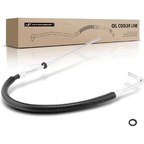 A-Premium Outlet Upper Engine Oil Cooler Line Hose Assembly Compatible with Chevrolet Tahoe GMC Yukon C1500 C2500 Suburban C3500