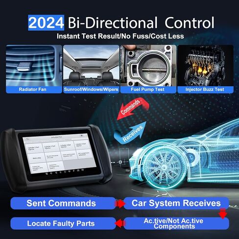 أداة المسح ثنائي الاتجاه XTOOL IP819، أداة تشخيص الماسح الضوئي 2024 Car Obd2، ترقية IP616/D7، تحديثات لمدة 3 سنوات، تشخيص جميع الأنظمة، ترميز ECU، 36+ إعادة ضبط، برمجة المفاتيح، CAN FD in Saudi Arabia