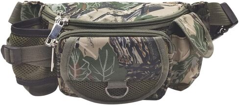 Fishing Bag Multiple Pocket Waist Pack Adjustable Strap Portable Outdoor Fishing Tackle Bag Waterproof Army Green Camouflage Travel Hiking Cycling Climbing Sports in Saudi Arabia