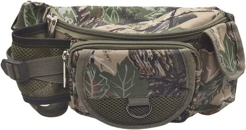 Fishing Bag Multiple Pocket Waist Pack Adjustable Strap Portable Outdoor Fishing Tackle Bag Waterproof Army Green Camouflage Travel Hiking Cycling Climbing Sports in Saudi Arabia