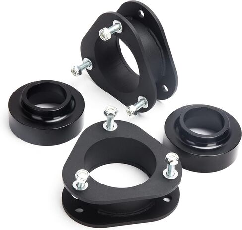 مجموعات رفع Dynofit RAV4 2 بوصة أمامية و1.5 بوصة خلفية، وفواصل زنبركية ملفوفة لـ 2006-2018 To-yo-ta RAV4 أسود in Kuwait