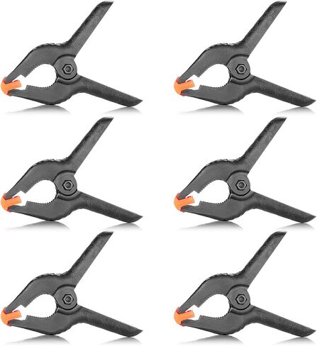 Neewer 6-Pack Set Heavy Duty Muslin Spring Clamps Clips 4.3"/11cm for Photo Studio Backdrops Backgrounds Woodworking in Saudi Arabia