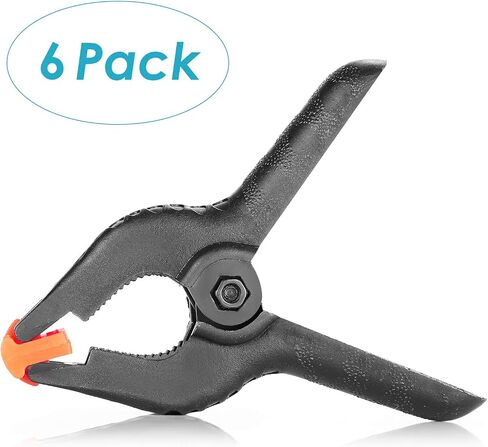 Neewer 6-Pack Set Heavy Duty Muslin Spring Clamps Clips 4.3"/11cm for Photo Studio Backdrops Backgrounds Woodworking in Saudi Arabia