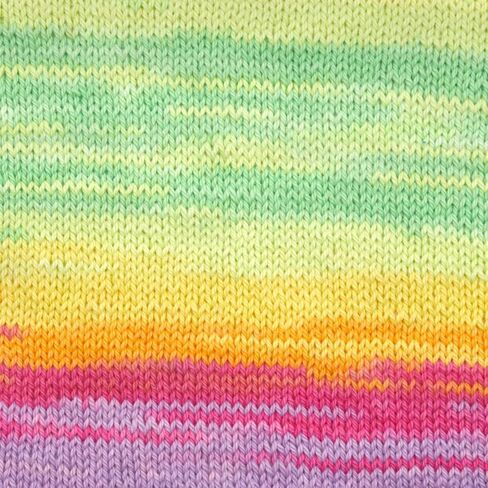 Premier Yarns Hipster Cotton Yarn, Ideal Yarn for Crocheting and Knitting, 100% Cotton and Lightweight Yarn, Machine Wash, Rainbow Rollerskates, 3.5 oz, 229 yards in Saudi Arabia