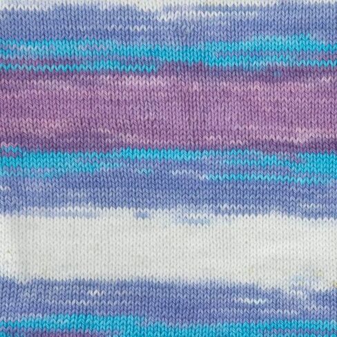 Premier Yarns Hipster Cotton Yarn, Ideal Yarn for Crocheting and Knitting, 100% Cotton and Lightweight Yarn, Machine Wash, Rainbow Rollerskates, 3.5 oz, 229 yards in Saudi Arabia