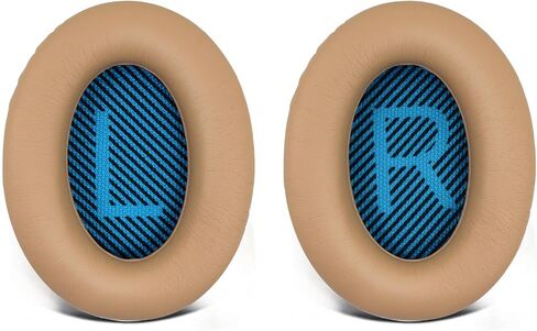 Replacement Ear Pads for Bose QuietComfort 35 35 II 15 25(qc 35 25 15/QC35 ii), Headphone Ear Covers, High Density Memory Cotton, Soft Leather, Adaptive Noise Isolation Headphones Pads Cushions in Kuwait