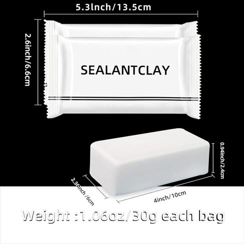 ZFYOUNG 10-Pack Premium Waterproof Wall Repair Sealing Clay Duct Seal Ideal for Wall Hole Repair, Air Conditioning and Drainage Pipes Quick and Easy Solution in Saudi Arabia