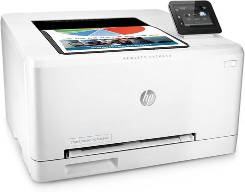 طابعة ليزر HP LaserJet Pro 200 Color M252dw M252 B4A22A B4A22A#BGJ مع مجموعة جديدة من خرطوشة الحبر وكابل USB ضمان 90 يومًا (متجدد) in Saudi Arabia