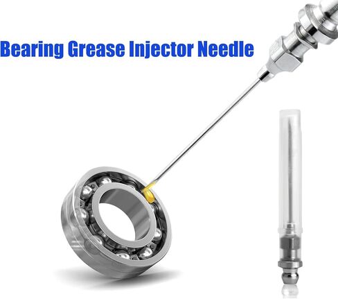 إبرة حاقن الشحوم المحملة من TumanLiving، 6 قطع فوهة إبرة الشحوم الصغيرة، رأس موزع الشحوم القابل للإزالة لأداة مفاصل الكرة in Kuwait