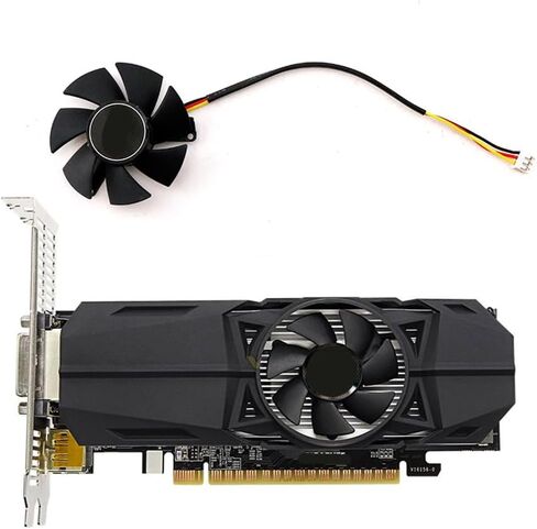 FS1250-S2053A 47mm 12V 0.19A 3 Pin Graphics Card Cooling Fan Replacement for Gigabyte GT 1030 GTX 1050 1050Ti Low Profile GV N710 Gaming Video Card Cooler Fans in Saudi Arabia