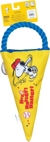 Snoopy The Athlete Multi-Material Dog Ball Toy, 3-Pack - Squeaky, Interactive Dog Toys with Multiple Textures, Perfect for Fetch and Chew - Featuring Snoopy and Woodstock Designs in Saudi Arabia