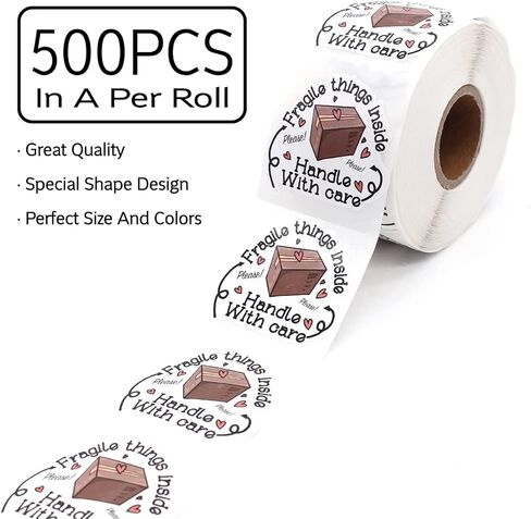 ملصقات Wailozco America Flag Happy Mail، ملصقات شكرًا لك، ملصقات مصنوعة يدويًا، ملصقات المتاجر الصغيرة، ملصقات مغلفات للشركات الصغيرة، بائعي التجزئة عبر الإنترنت، السلع المصنوعة يدويًا، 500 ملصق لكل لفة in Kuwait