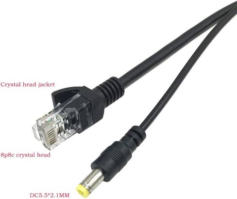 محول فاصل الطاقة عبر إيثرنت Gigabit Active PoE 48 فولت إلى 12 فولت 2 أمبير، 5.5 × 2.1 مم DC IEEE 802.3af/at متوافق مع 10/100/1000 ميجابت في الثانية PoE Splitter مع مخرج 12 فولت لكاميرا المراقبة CCTV والهاتف VoIP in Kuwait