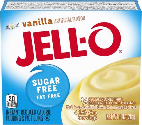 Jell-O Sugar-Free Chocolate Instant Pudding Mix 1.4 Ounce Box (Pack of 6) in Saudi Arabia