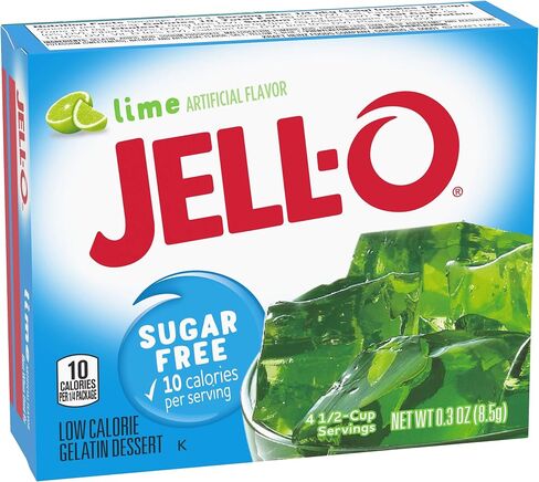 JELLO Lime Gelatin Dessert Mix (0.30oz Boxes, Pack of 24) in Saudi Arabia