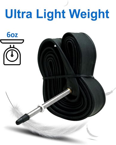 أنبوب دراجة الطريق DVIC - صمام بريستا 700 × 28-32c 80 مم - الأنبوب الداخلي لدراجة الطريق - أنبوب إطار الدراجة - أنبوب الدراجة - استبدال أنبوب دراجة مطاطي بوتيل in Kuwait