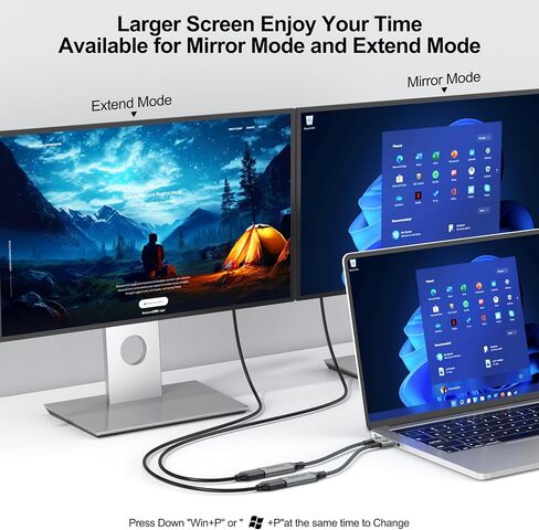 محول RyzzRooa USB C إلى HDMI، 10 حزم، محول 4K من النوع C إلى HDMI [متوافق مع Thunderbolt 3/4] لسلسلة iPhone 15، MacBook Pro/Air، iPadPro، سلسلة S23، Dell XPS، Surface، Pixelbook والمزيد... in Kuwait