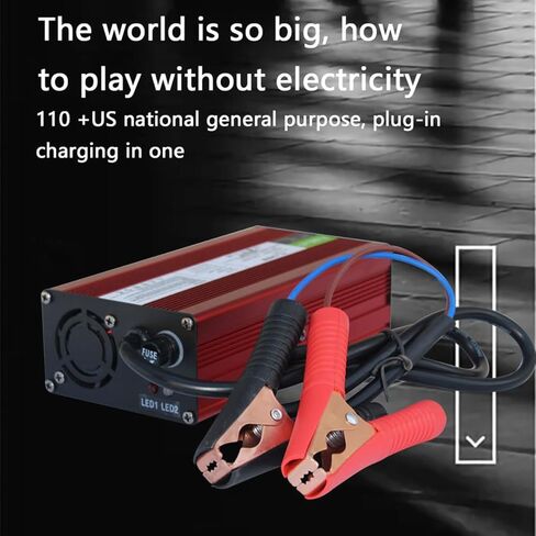 14.6V 10A LiFePO4 Battery Charger, Automatic Smart Battery Charger and Maintenance, LiFePO4 Lithium Batteries Charger, Suitable for 12V (12.8V) Lipo Lithium Iron Phosphate Battery in Kuwait