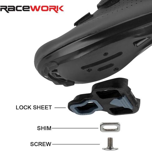 Carbon Fiber Road Bike Pedals,Non-Slip & Durable Lightweight, Compatible with Shimano SPD/LookKeo-Look Cleat in Saudi Arabia