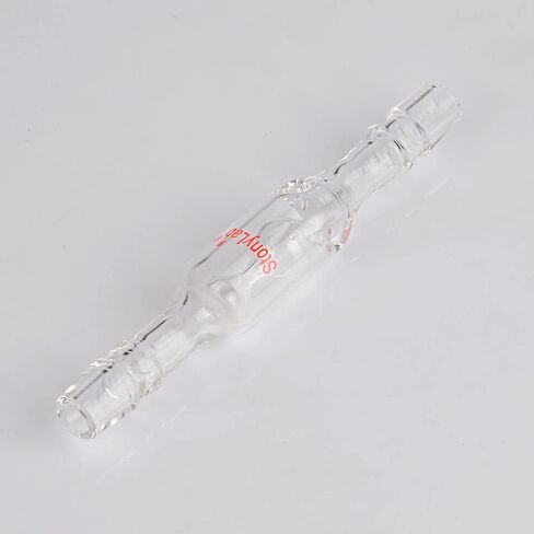 صمام فحص زجاجي من ستوني لاب، صمام فحص زجاج البورسليكات مع وصلات خرطوم مزدوجة 3/8 بوصة in Kuwait