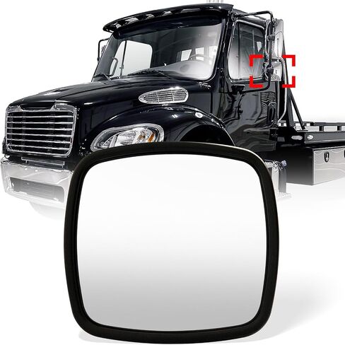 for Freightliner M2 Wide Angle Mirror,Black Door Mirror Lower Mirror Heating and defrosting for Freightliner M2 2004-2016 Truck for Left&Driver and Right&Passenger Side Universal Side in Saudi Arabia
