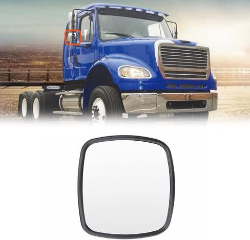 for Freightliner M2 Wide Angle Mirror,Black Door Mirror Lower Mirror Heating and defrosting for Freightliner M2 2004-2016 Truck for Left&Driver and Right&Passenger Side Universal Side in Saudi Arabia