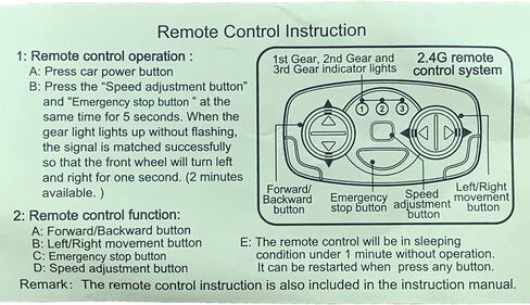 weelye CLB084-6 12V Kids Powered Ride on car 2.4G Bluetooth Remote Control and Receiver Kit Controller Accessories for Children Electric Ride On Car Replacement Parts in Saudi Arabia