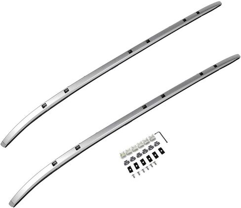 4Pcs Roof Rack Side Rails + Cross Bars for 2017-2024 Mazda CX-5 CX5 Black Aluminum Kit in Saudi Arabia