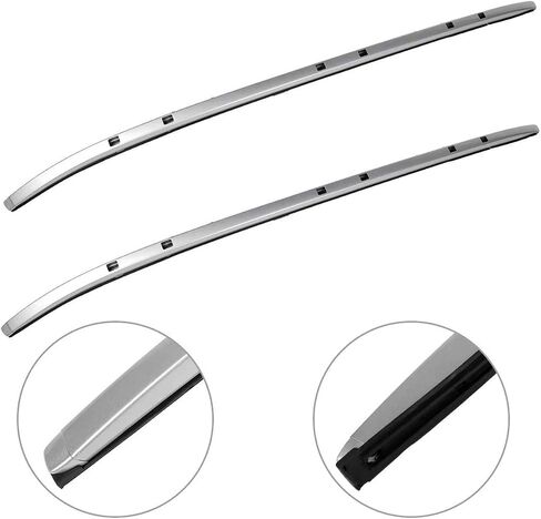4Pcs Roof Rack Side Rails + Cross Bars for 2017-2024 Mazda CX-5 CX5 Black Aluminum Kit in Saudi Arabia