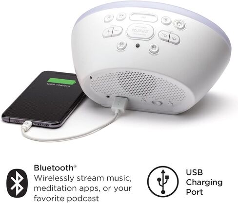 iHome Zenergy Sound Machine with Sunrise Alarm Clock, Built-in Bluetooth Speaker and Night Light, Bedroom Décor Designed for Anxiety Relief and Stress Relief in Kuwait