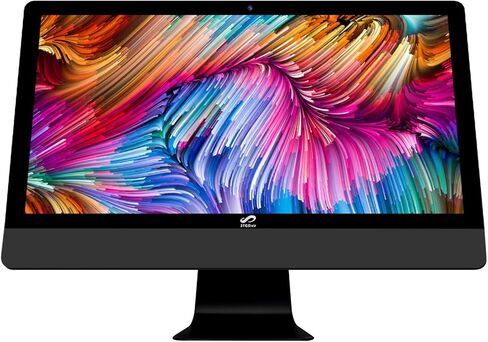 كمبيوتر مكتبي الكل في واحد، شاشة FHD مقاس 24 بوصة، Intel Core i7 3.1G يصل إلى 3.9G، 16G، 1T SSD، WiFi، BT 5.0، لوحة مفاتيح RGB وماوس ولوحة ماوس، كاميرا ويب، W10H64 in Kuwait