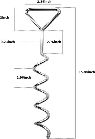 مرساة ترامبولين شديدة التحمل - 6 قطع in Kuwait