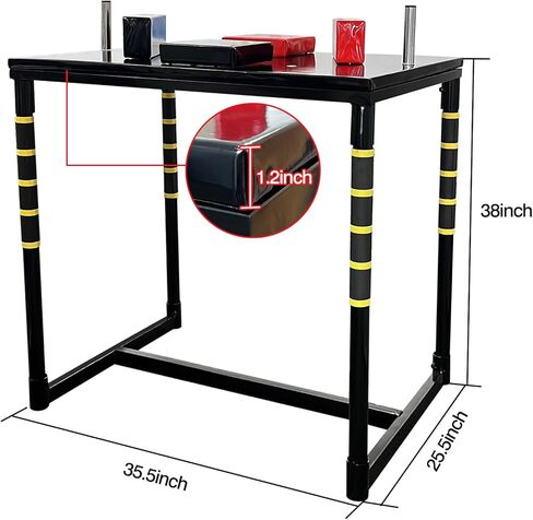 Standard Arm Wrestling Battle Table, Professional Arm Wrestling Battle Table Equipment Competition Training Arm Wrestling Table for Home Office Gym Club, Wrist Strength Competitions and Fitness Games in Saudi Arabia