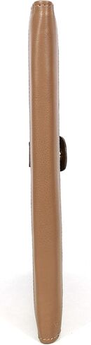 Leather Travel Portfolio | Professional Organizer Men & Women | Tablet Holder Leather Padfolio with Sleeves for documents and Ipad by Aaron Leather Goods (Brown) in Saudi Arabia