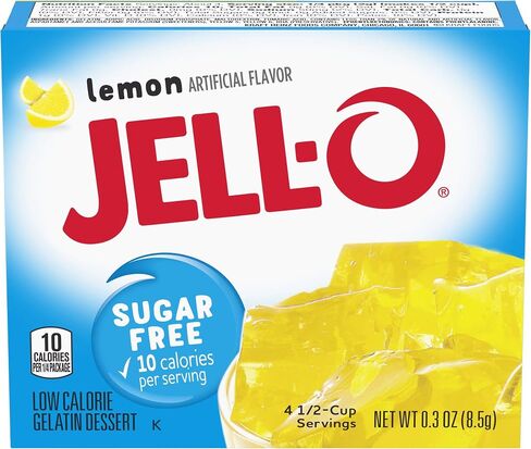 Jell-O Lemon Sugar-Free Gelatin Mix (0.3 oz Boxes, Pack of 24) in Saudi Arabia